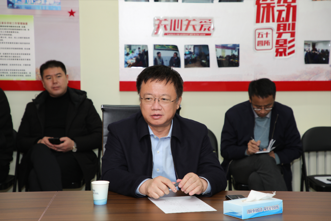 孙鹏云调研督导工地扬尘污染治理工作